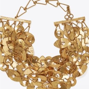 Tory Burch Leaf Chain Collar